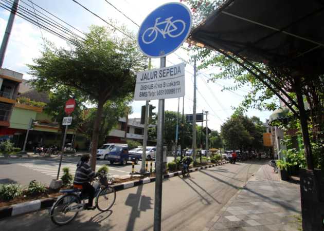Diklaim Terpanjang Di Indonesia, Kota Solo Punya Jalur Sepeda Sepanjang 25 Km