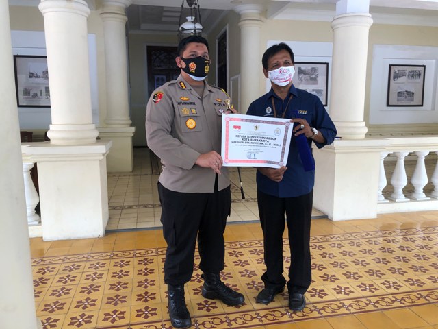 Selamat! Layanan SIM Drive Thru Polresta Solo Raih Penghargaan Kemenpan RB