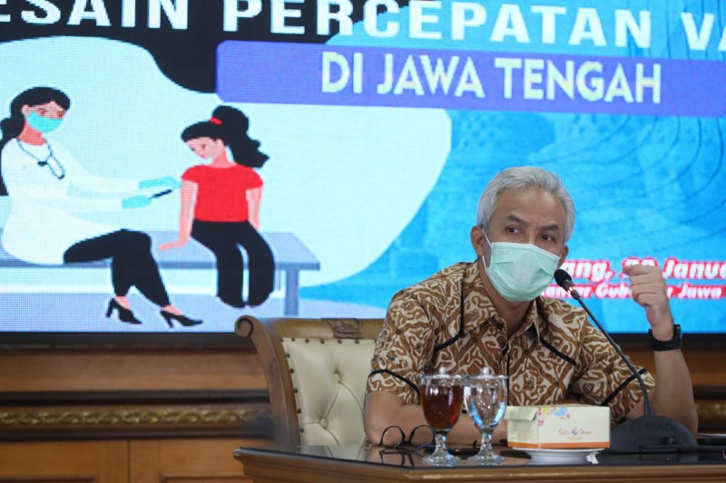 Pemprov Jateng Targetkan Seluruh Nakes Tuntas Divaksinasi Medio Februari 2021