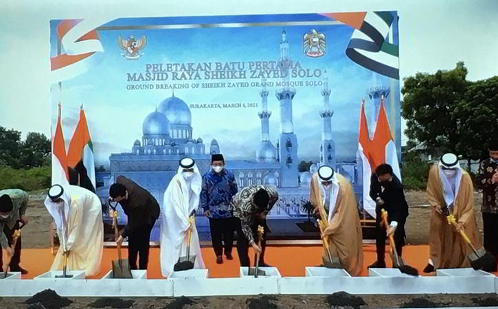 Digadang Jadi Wisata Religi Di Solo, Replika Grand Mosque Sheikh Zayed Mulai Dibangun