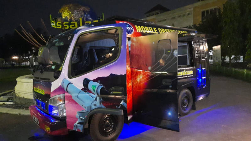 Diluncurkan, Mobil Casamo Assalaam Pabelan Dilengkapi Alat Canggih Untuk Amati Antariksa