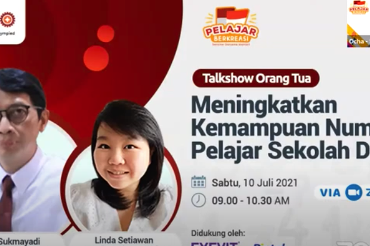 Webinar Pelajar Berkreasi Proses Jadi Unsur Penting Membangun Kemampuan Numerasi